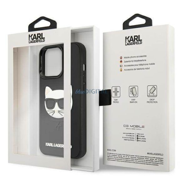 Karl Lagerfeld Klhcp13xch3dbk tok iPhone 13 Pro Max - fekete