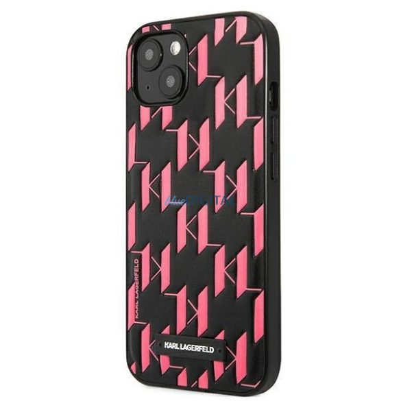 Karl Lagerfeld KLHCP13SMNMP1P iPhone 13 mini 5,4 "hardcase rózsaszín monogram plakett