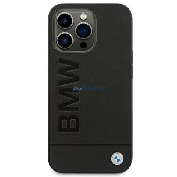 Tojás BMW BMHCP14XSLLBK iPhone 14 Pro Max 6.7 "fekete Bőr bélyegző