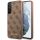 Guess GUHCS23SG4GFBR Samsung Galaxy S23 S911 barna keménytok 4G fém arany logó