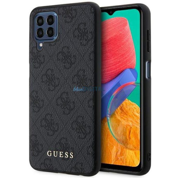 Guess GUHCSM33G4GFGR M33 5G M336 szürke keménytok 4G fém arany logó