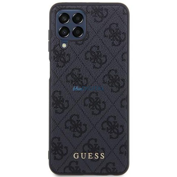 Guess GUHCSM33G4GFGR M33 5G M336 szürke keménytok 4G fém arany logó