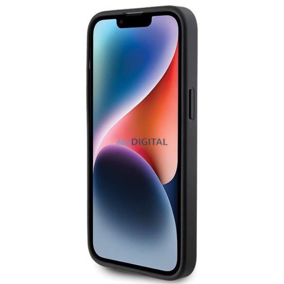 Guess 4G fém arany logós tok iPhone 15 Pro Max készülékhez - szürke