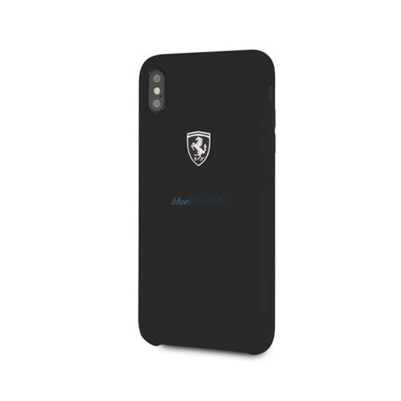 Ferrari Hardcase FEOSIHCI65BK iPhone Xs Max fekete Szilikon Off pálya telefon tok telefontok