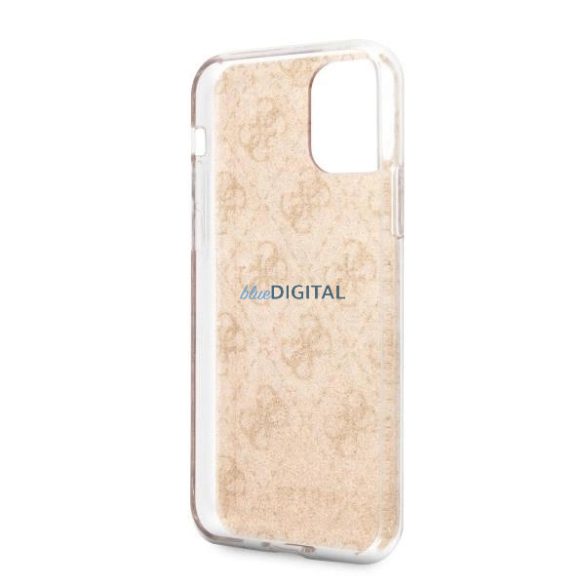 Guess GUHCN61PCU4GLGO 4G Glitter keménytok iPhone 11 / Xr - arany színű