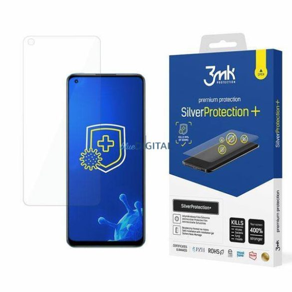 3MK Silver Protect + Realme 9 Pro + nedvesen felhelyezendő antimikrobiális fólia