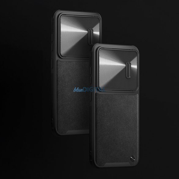 Nillkin CamShield Leather S Case Samsung Galaxy S23 tok kameravédővel fekete