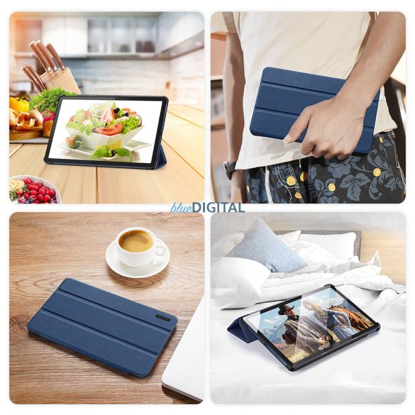 Dux Ducis Domo Smart Sleep Case Lenovo Tab M10 10.6'' táblagép - kék tok