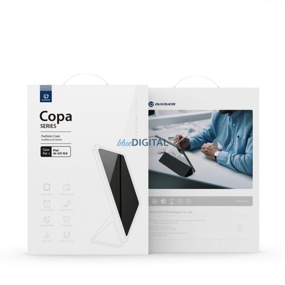 Dux Ducis Copa tok iPad Pro 12.9 '' 2021/2020/2018 intelligens tok állvánnyal lila színben