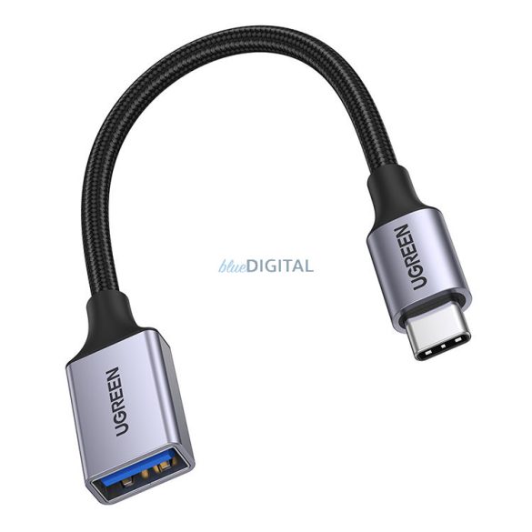 USB C (férfi) - USB (női) 3.0 OTG kábel 0.15m Ugreen US378 - fekete