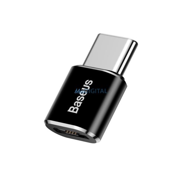 Baseus adapter Type-C - microUSB - fekete