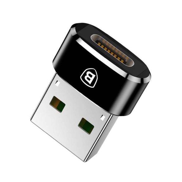 Baseus átalakító USB Type - C USB adapter csatlakozó fekete (CAAOTG - 01)