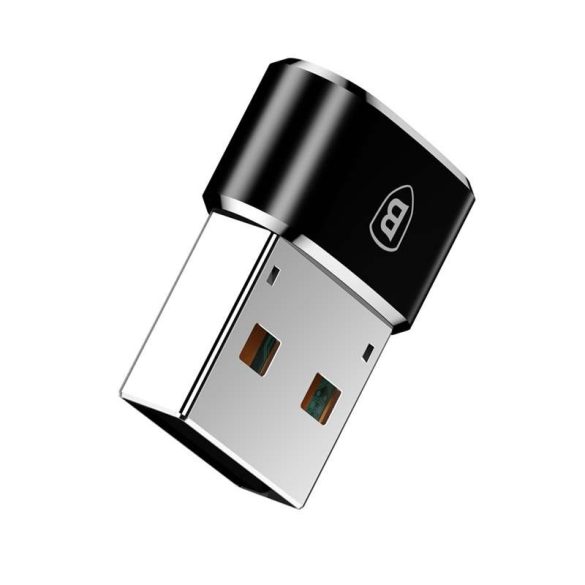 Baseus átalakító USB Type - C USB adapter csatlakozó fekete (CAAOTG - 01)