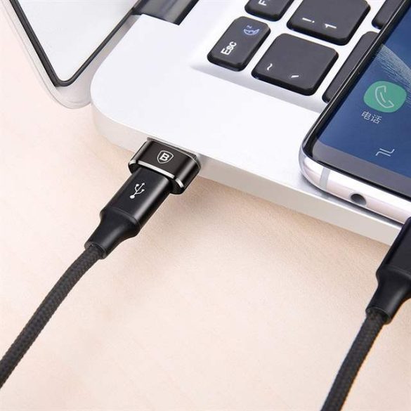 Baseus átalakító USB Type - C USB adapter csatlakozó fekete (CAAOTG - 01)