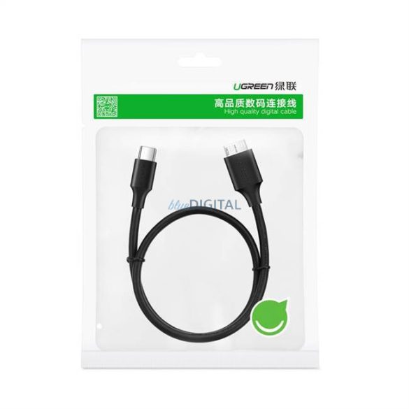 Ugreen US312 Micro USB 3.0 USB-C kábel 1m fekete