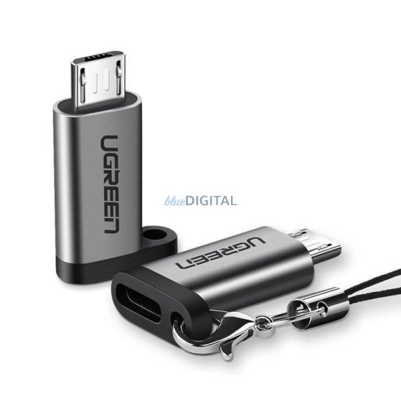 UGREEN USB-C aljzat Micro USB Adapter apa (szürke)