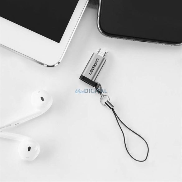 UGREEN USB-C aljzat Micro USB Adapter apa (szürke)