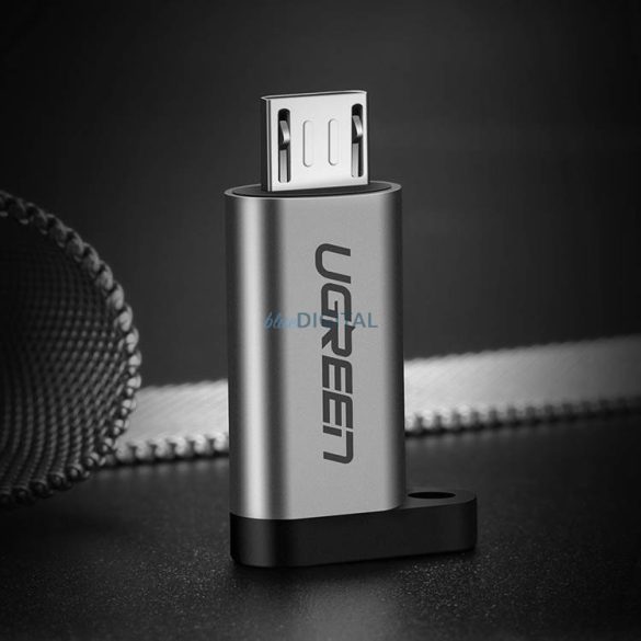 UGREEN USB-C aljzat Micro USB Adapter apa (szürke)