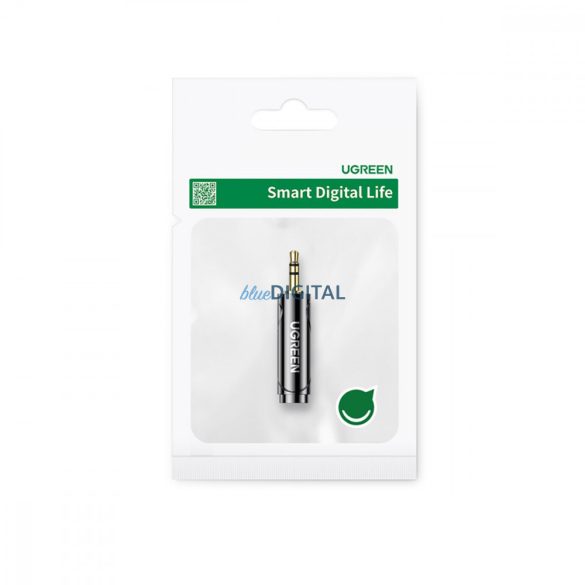 Ugreen audio adapter adapter 3,5 mm-es (apa) 6,35 mm-es mini jack (anyai) szürke (AV168)