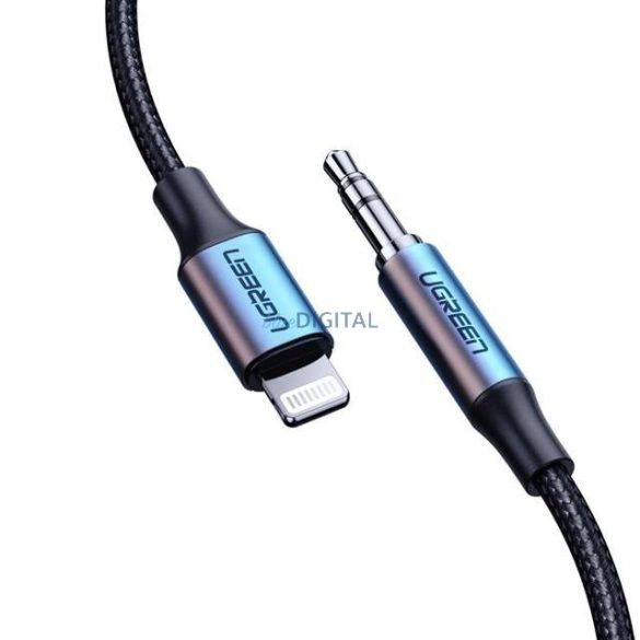 Ugreen MPI Lightning - 3,5 mm-es mini jack audio kábel AUX fejhallgató adapter szürke (70509)