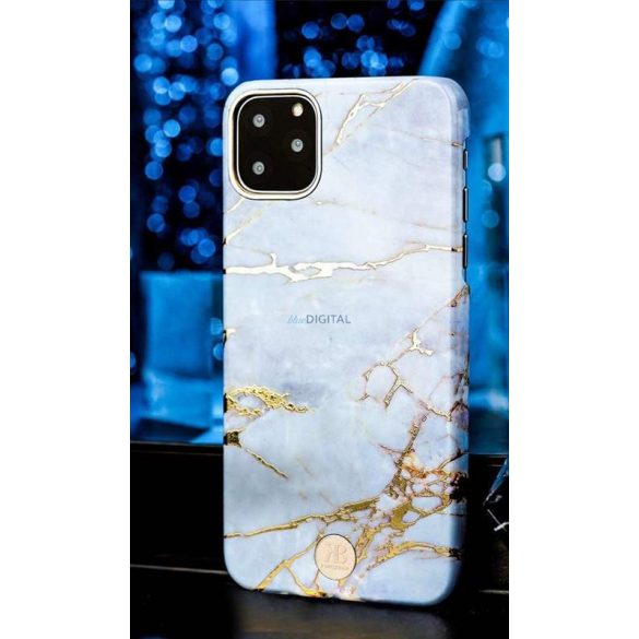 Kingxbar Márvány Series tok díszített márvány nyomtatott iPhone Pro Max 11 White telefon tok telefontok