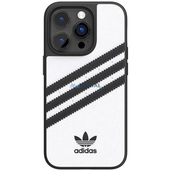 Adidas OR Molded tok PU iPhone 14 Pro 6.1" fehér-fekete