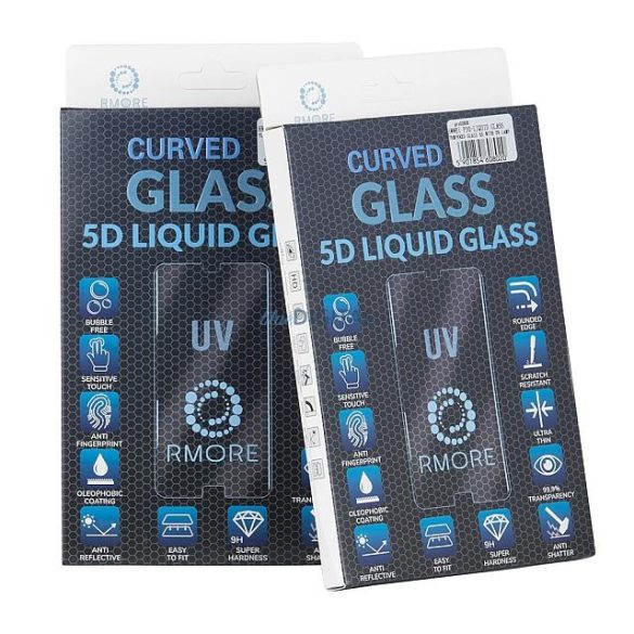 Samsung N985 Galaxy Note 20 Ultra Lte / N986 Galaxy Note 20 Ultra 5g - Liqid Glass Edzett Üveg Tempered Glass 5d Uv Lámpával Üvegfólia