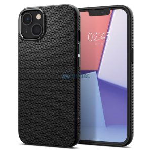 Spigen Liquid Air tok iPhone 13 vékony Gél telefontok matt fekete