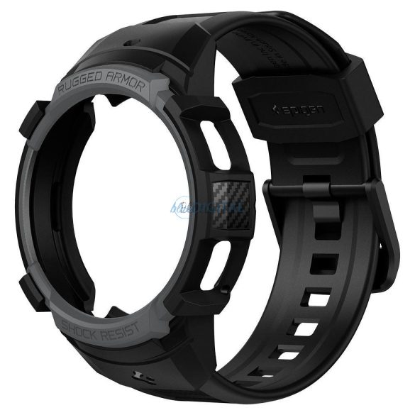 Spigen Rugged Armor "Pro" Galaxy Watch 4 Classic 42 mm-es faszén szürke tok