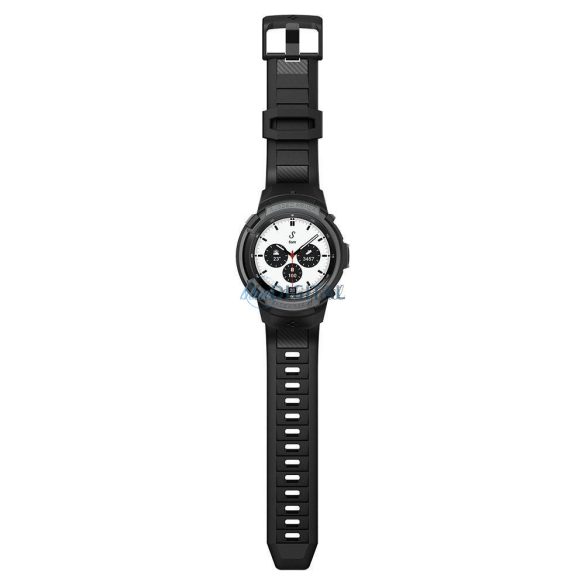 Spigen Rugged Armor "Pro" Galaxy Watch 4 Classic 42 mm-es faszén szürke tok