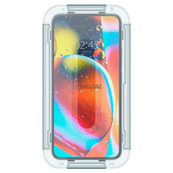 Edzett üveg spigen glas.tr "EZ Fit" 2-Pack Galaxy S22 + Plus