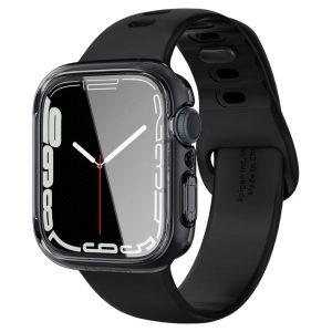 Spigen Ultra Hybrid tok Apple Watch 7 / 8 / 9 (45 mm) - áttetsző szürke