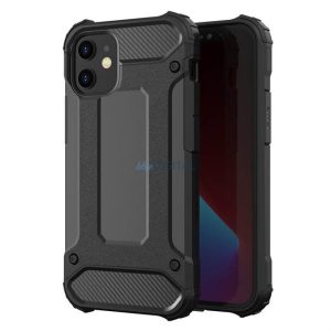 hybrid Armor tok Kemény tok iPhone 12 Pro Max fekete telefontok