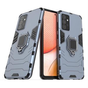 Ring Armor tok kitámasztható Kemény tok Samsung Galaxy A72 4G kék