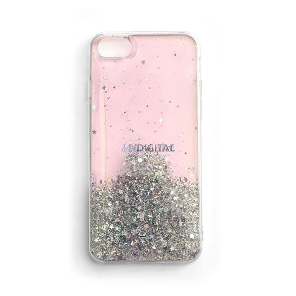 Wozinsky Star Glitter csillogó telefontok Samsung Galaxy A22 4G rózsaszín