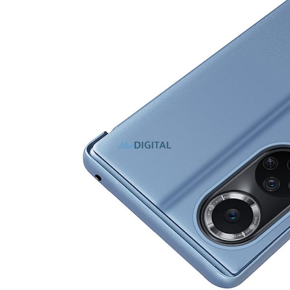 Clear View Case tok Huawei nova 9 flip tok fekete