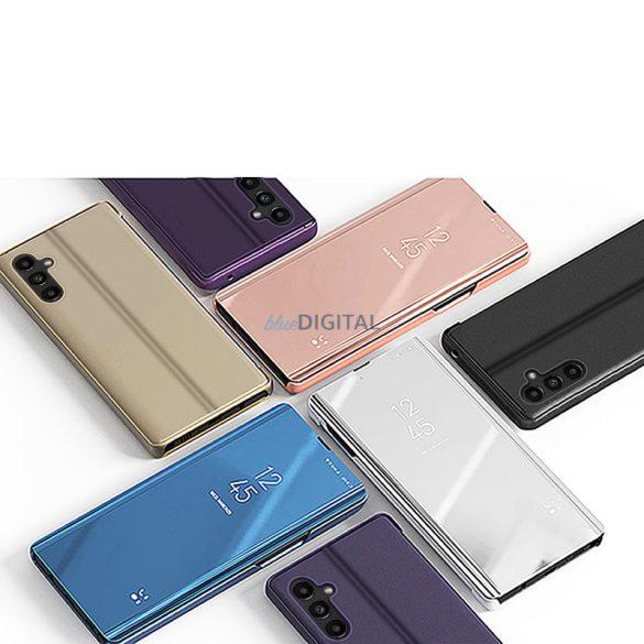 Clear View tok Samsung Galaxy A14 flip cover kék