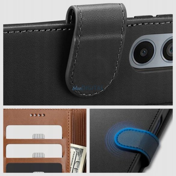 Tech-Protect Wallet tok Motorola Edge 40 Neo - fekete