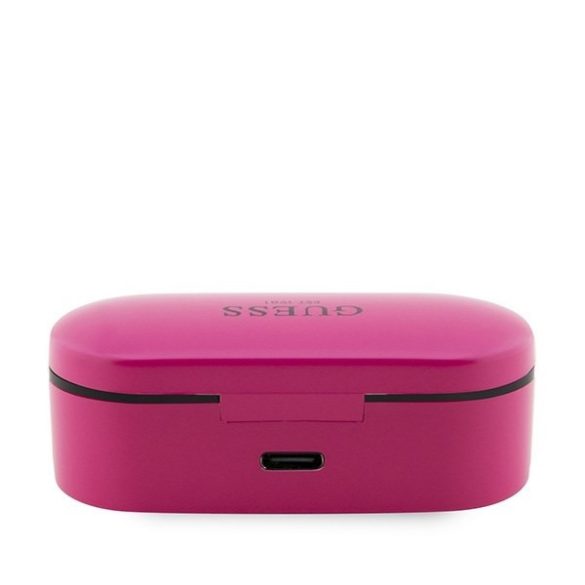 Guess fülhallgató Bluetooth GUTWST31EM TWS + dokkoló állomás magenta