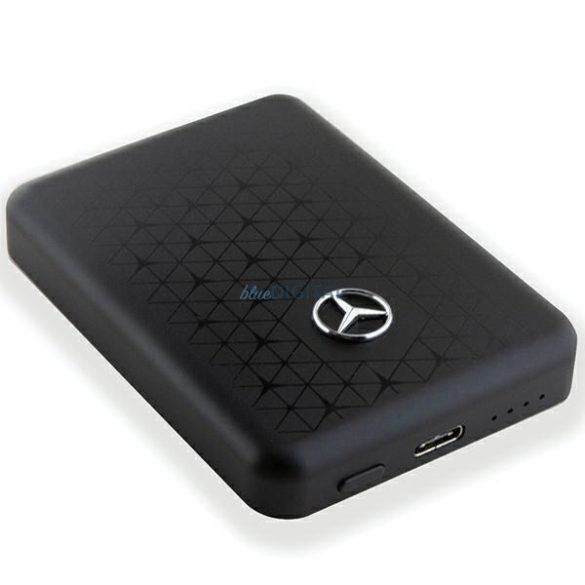 Mercedes Powerbank MEPB5KMESTK 15W 5000mAh fekete MagSafe 15W 5000mAh