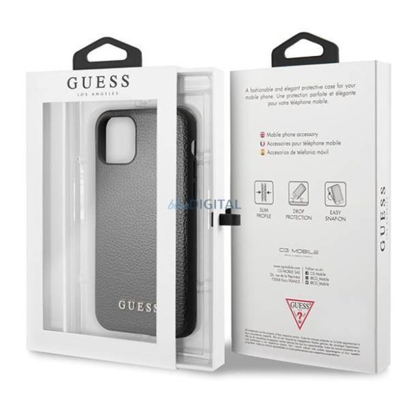 Guess GUHCN58IGLBK iPhone 11 Pro fekete irizáló keménytok