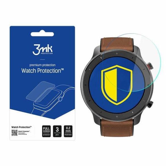 3MK FlexibleGlass Watch Xiaomi Amazfit GTR 47mm hibrid üveg képernyővédő fólia