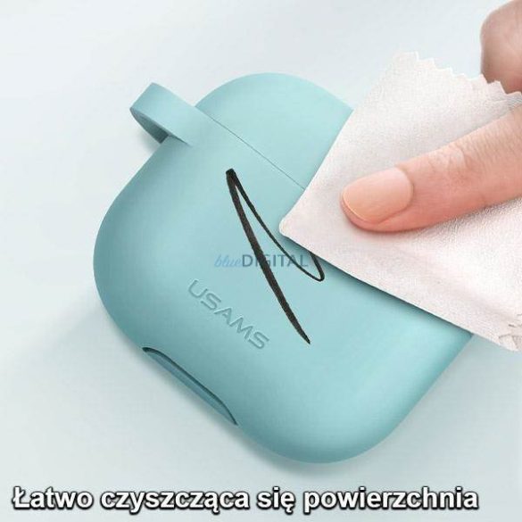 USAMS Tok védőtok AirPods 3 szilikon zöld tok