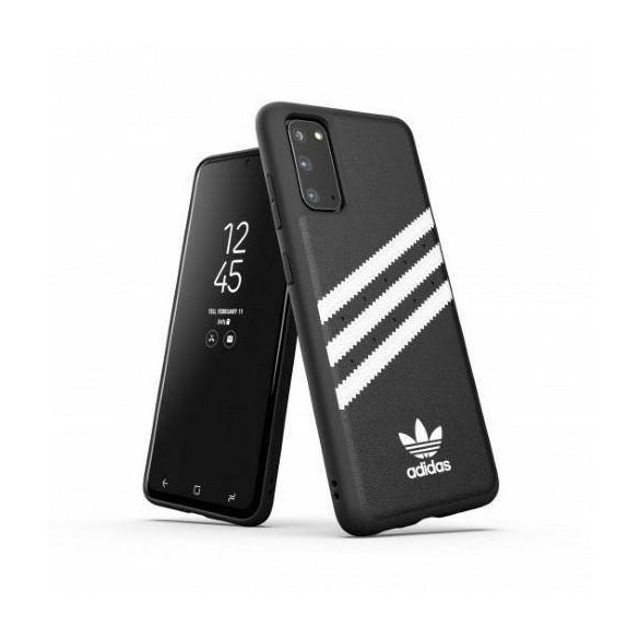 Adidas OR Moulded Case PU Samsung G980 Samsung Galaxy S20 fekete/fehér tok