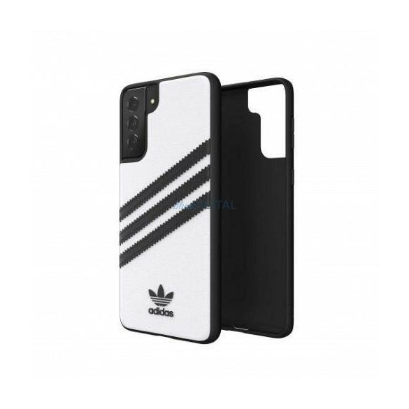 Adidas OR Moulded Case PU SS21 G996 Samsung S21+ fekete/fehér tok