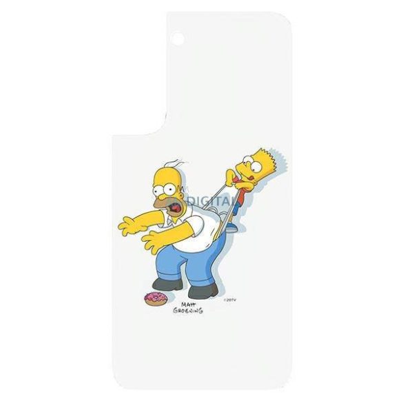 Samsung GP-TOU021HOXYW Frame Cover kompatibilis panel Samsung Galaxy S22 Simpsons Homer - fehér