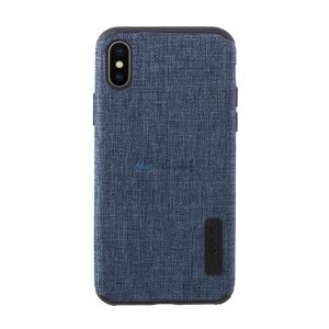 Szilikon telefonvédő (textil bevonat) VILÁGOSKÉK Apple iPhone X 5.8, Apple iPhone XS 5.8