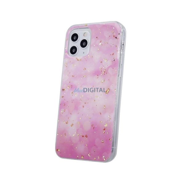 Samsung Galaxy A22 5G hátlap tok, TPU tok, SM-A226, Gold Glam Pink