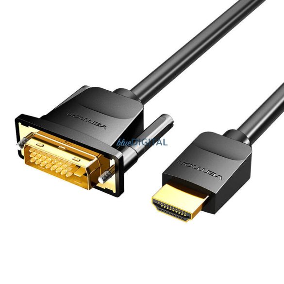 HDMI-DVI kábel 1m Vention ABFBF (fekete)