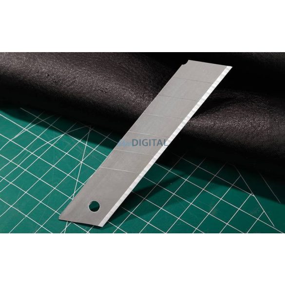 Deli Tools EDL-DP05 tartalék penge sniccer késhez 25mm 10 db (ezüst)